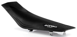 Acerbis X Seat black off-road motorcycle seat with textured surface and mounting points for off-road riding.