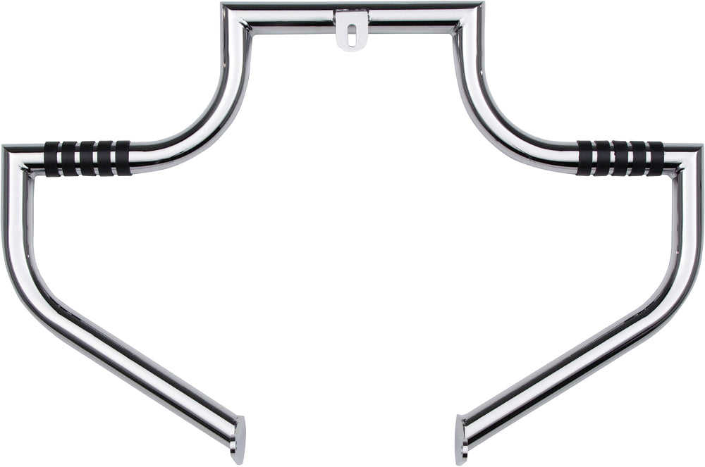 LINDY Body Engine Grd Hd Magnumbar Fl Softail 00 Up Chrome motorcycle part with chrome finish, shown in close-up image