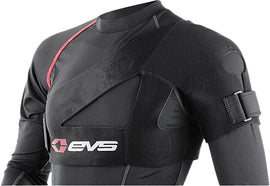 EVS SB02 shoulder support brace in size small, adjustable straps with padded design for comfort and stability.
