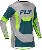 Fly Racing Lite Jersey Grey/Lime/Teal Xl 379-723X