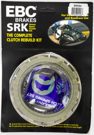 EBC Motorcycle Brakes SRK94 clutch kit with assembled clutch components for motorcycle replacement and performance.