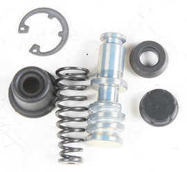 Shindy front master cylinder kit for brakes, showing metal components, pistons, and hydraulic parts on a clean surface.