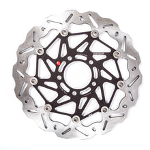 Load image into Gallery viewer, Braking Sk2 right directional rotor for brakes, with detailed design, part number 32-6120R, shown from an angled view.