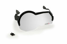Load image into Gallery viewer, Clear PUIG headlight protector for BMW, showing a transparent, durable cover fitted on a motorcycle headlight.