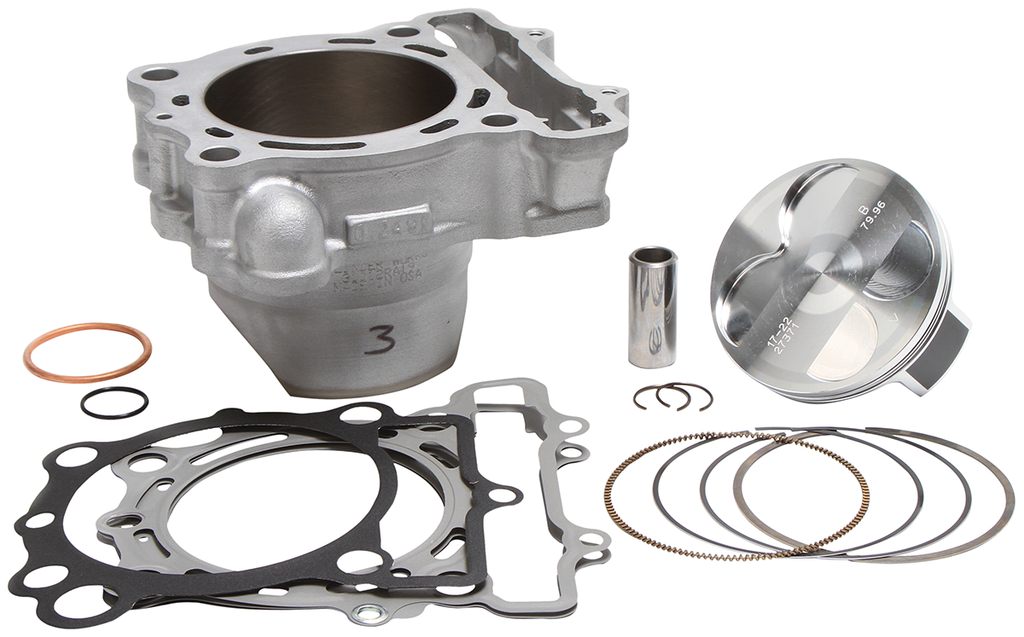 Cylinder Works engine cylinder kit with standard 78.00mm bore for Kawasaki 422-30017K, featuring 14.1:1 compression ratio.