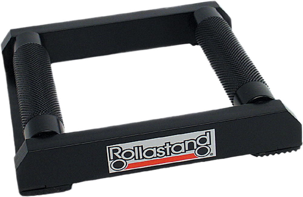 Hardline Rollastand Cruiser 25-2021 stand for gym equipment with adjustable supports and sturdy metal construction.