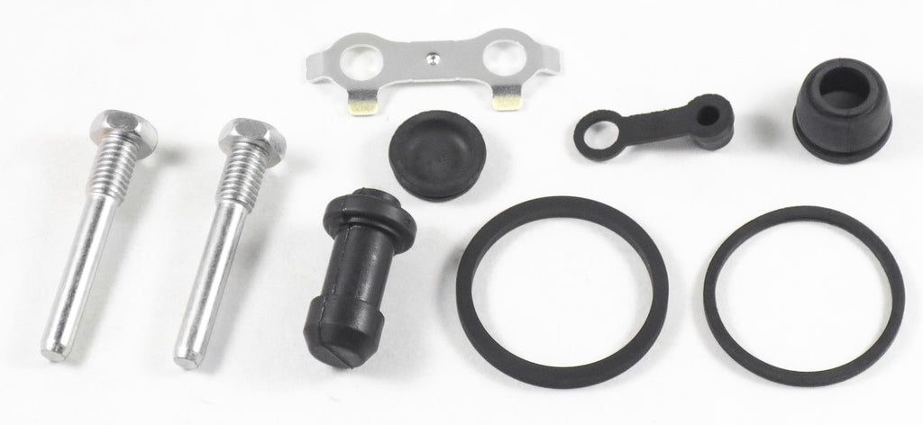 Shindy front caliper brake kit for Honda models, featuring durable metallic calipers with detailed piston and mounting components.