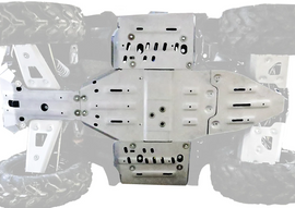 RIVAL POWERSPORTS USA Central Skid Plate Alloy guard for off-road vehicles, shown in a close-up view.