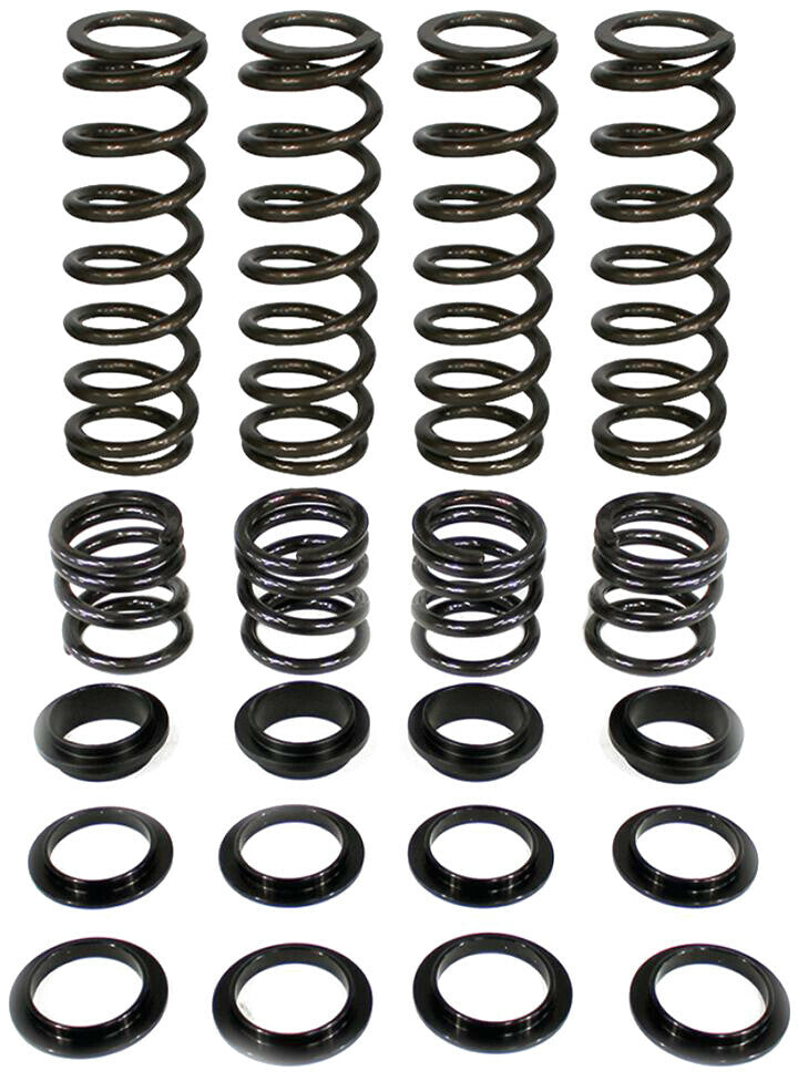 Z Broz Racing Dual Rate Spring Kit for suspension, showing close-up of coil springs with black and silver coils.