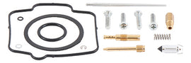 All Balls Bike Carburetor Rebuild Kit 226-1542 for intake, carb, and fuel system with various gaskets and parts laid out.