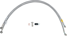 GBRAKES brake line for Kawasaki, showing a detailed view of the durable brake hose with fittings and connectors.