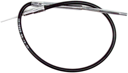 Motion Pro black vinyl choke cable 70-6205 for motorcycle or ATV control lines, featuring durable construction and flexible design.