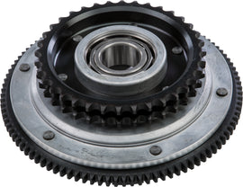 HardDrive clutch basket for Honda FXD models, OEM 37707-98, drive component in close-up with visible metal parts and branding.