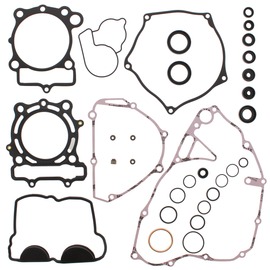 Vertex Complete Gasket Set with Oil Seals, automotive gaskets and seals for engine sealing and repair, showing assembled components.