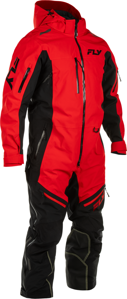 Cobalt Shell Snowbike Monosuit Red/Black Medium