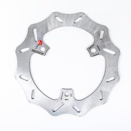Rear Braking Rotor by Braking, model 32-2303, shown in a close-up image highlighting the disc's surface and mounting holes.