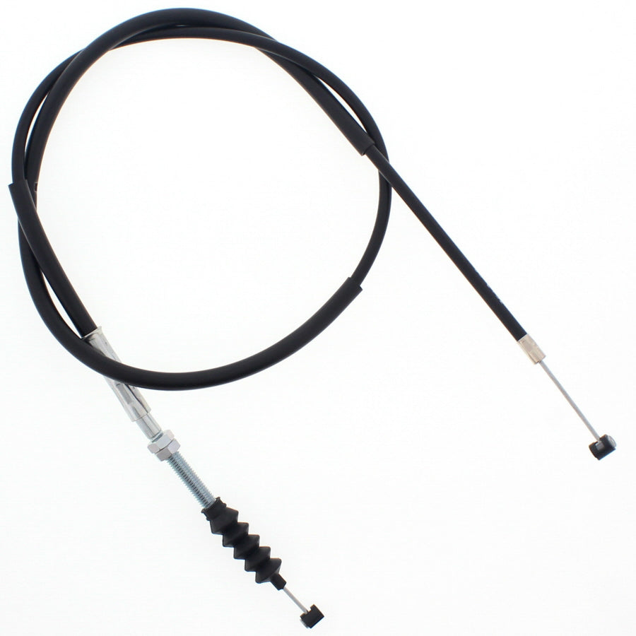 All Balls clutch cable 24-52043 for motorcycle hydraulic control lines, showing the cable with connectors and protective casing.