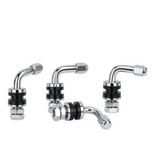 Load image into Gallery viewer, Fire Power 90-degree tire valve stems 0.453-inch, set of 4, wheel accessories for secure tire inflation.