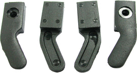 HardDrive luggage saddlebag rubber bars, 4-pack, model OE#53482-93 & 53483-93 for secure saddlebag mounting.
