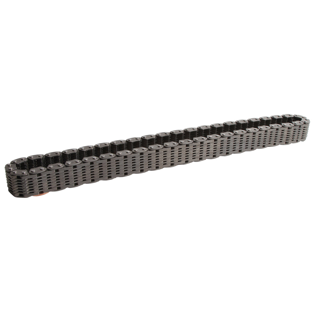 All Balls transaxle rear drive chain 22-58005 showing metal links and sprocket attachment for motorcycle or ATV drive system.