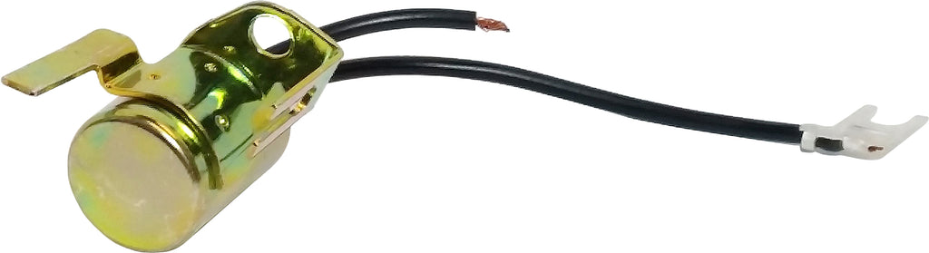 K&S Technologies electrical condenser 28-9015 with metal terminals and compact rectangular shape for electronic applications.