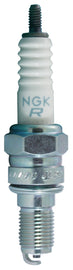 NGK spark plugs #2688/10 2-CR6EH-9, set of three, showing metallic terminals and ceramic insulators for automotive use