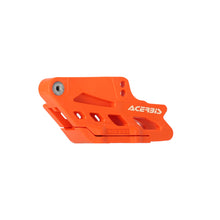 Load image into Gallery viewer, Acerbis orange chain guide and slider kit for KTM bikes, drive chain protection and guide component with mounting hardware.
