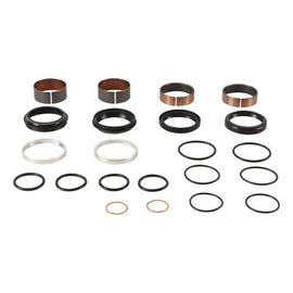 Pivot Works suspension seal and bushing kit for forks, model 52-09505, showing replacement components on a white background.