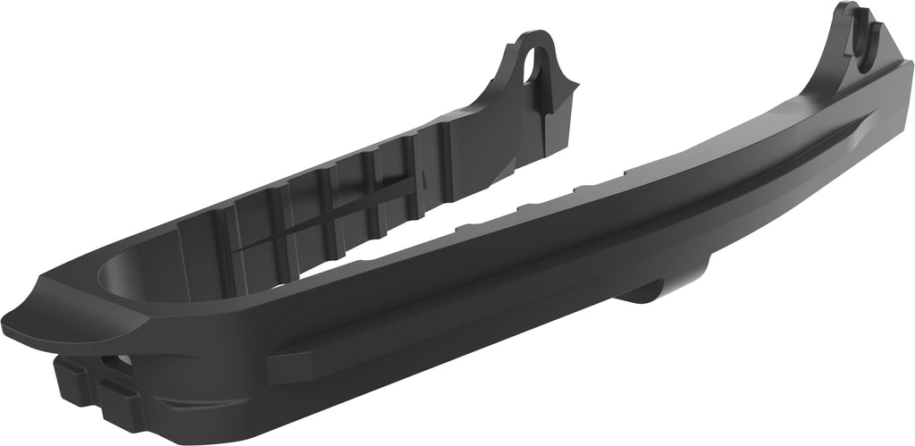 Polisport Plastics black chain slider for drive chain protection, model 64-0454, showing the durable plastic component.