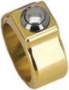 HardDrive Custom Single Switch Kit Bronze switches for mechanical keyboards, featuring three switches in a sleek design.