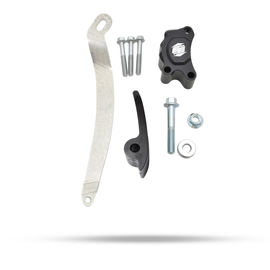 Enduro Engineering Tri clutch cylinder guard for Honda TRX450, showing protective metal guard with mounting points.