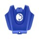 Blue Acerbis tank cover for motorcycle, body part with brand logo visible, designed to fit Acerbis fuel tanks.