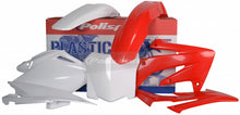 Load image into Gallery viewer, Polisport Plastics red plastic body kit for motorcycle or dirt bike, shown in a close-up image.