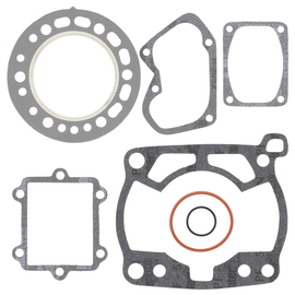Vertex Top End Gaskets 681-0575 set showing detailed rubber seals and gasket components for engine top end repair.