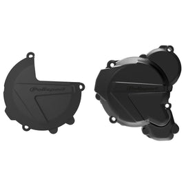 Polisport Plastics clutch and ignition kit in black for KTM and Husqvarna motorcycles, part number 64-90968.