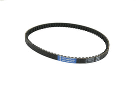 Athena Drive Belt 16.6x8x795, a durable rubber belt with detailed branding and technical specifications, designed for machinery.