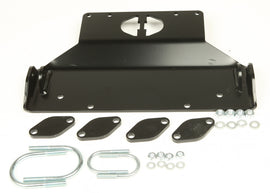 Warn Provantage Center Plow Mounting Kit bracket, rugged metal mount for snow plow installation, with bolts and hardware.