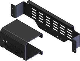 KFI Products UTV winch mount bracket designed for models from October 2015 and later, made of durable metal.