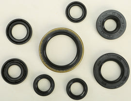 Vertex Oil Seal Set 182-2175 showing multiple black rubber gaskets and seals arranged in a set for engine applications.