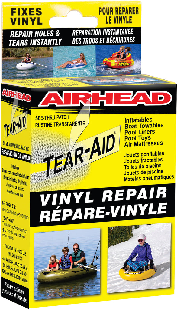 Airheads Tear-Aid Vinyl 18-8219 accessory showing a close-up of the clear repair patch for vinyl surfaces.
