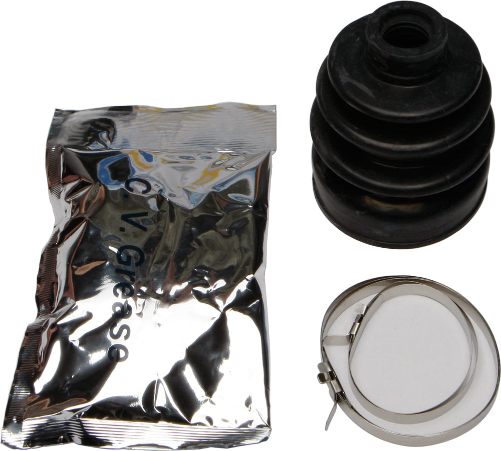 All Balls CV Boot Kit 21-95001 for drive axle, featuring rubber boot and clamps, designed to protect CV joints and improve durability.