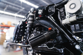 Shock Reservoir Mount Black Fltrstse `24 Stock Suspension