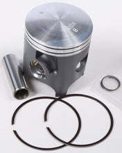 Load image into Gallery viewer, ProX Racing Parts piston kit with molycoated Nikasil for Suzuki and Yamaha 66.36mm standard size, visible piston components.
