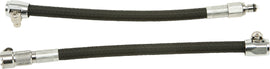 Goodridge black fuel crossover line quick disconnect fitting for intake and fuel system applications in automotive use