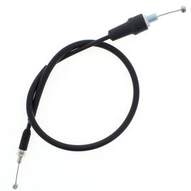 All Balls throttle cable 24-51088 for hydraulic control lines, showing a close-up of the cable with connectors and protective housing.