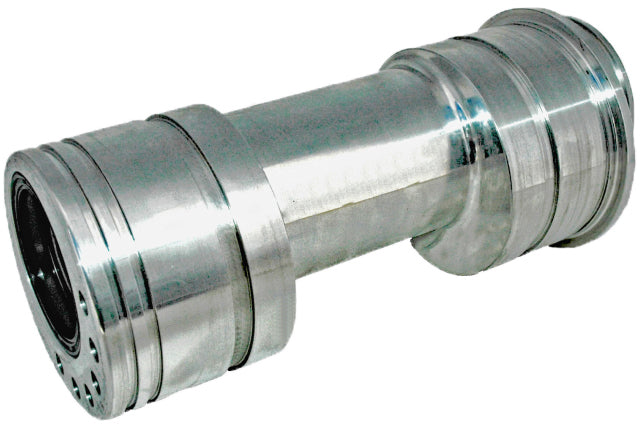 Dura Blue Inc drive axle housing Suz 557-0106, sturdy blue metal component with mounting points and axle openings.