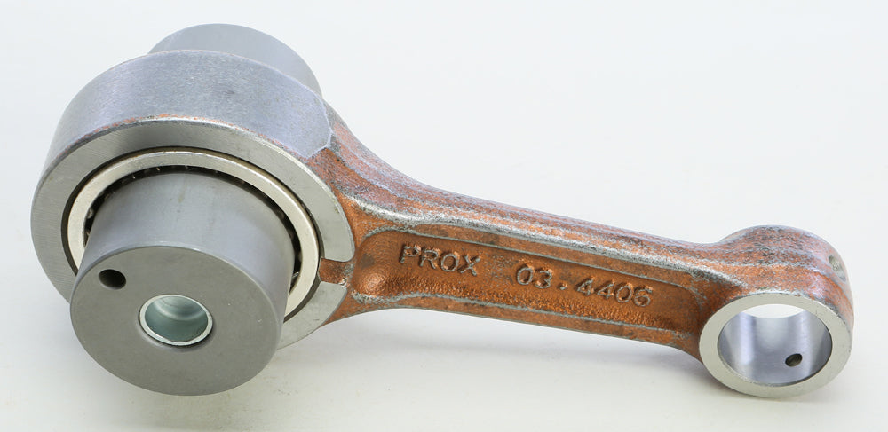ProX Racing Parts connecting rod kit for Kawasaki engine, showing metal engine components with precision machining features.