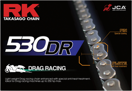 Excel Wheel Components 530dr Drag Racing Chain, 530 x 170, durable chain for high-performance racing applications