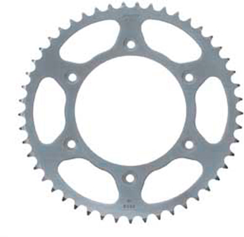 Sunstar steel rear sprocket 49T for Honda CRF250, 520 chain size, durable motorcycle sprocket with precise teeth.