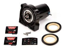 Load image into Gallery viewer, Warn Replacement Motor VRX35 winch model 619-101240, showing the compact electric motor with wiring and mounting components.